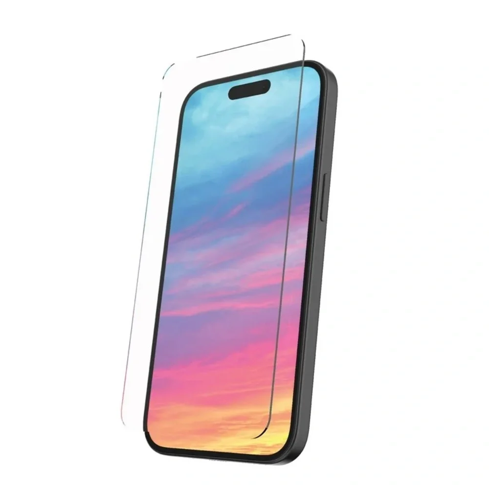 onn. 9H Shatter Resistant Glass iPhone 15 Screen Protector NWT